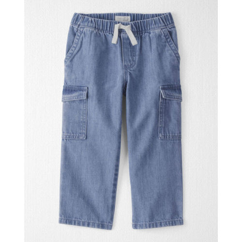 Toddler Organic Cotton Denim Cargo Pants - Little Planet | Carter's