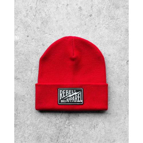 Beanie in Crimson