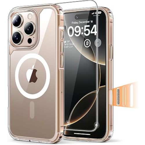 TAURI for iPhone 16 Pro Case, with Camera Control, Clear