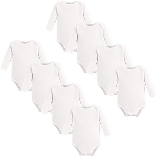 Touched by Nature Unisex Baby Organic Cotton Long-Sleeve Bodysuits