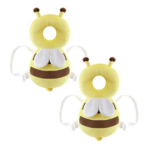 2Pcs Baby Head Protector Backpack -Soft & Lightweight Pads - Bebes Backward Fall Bee,christmas gifts for 2 year old boy,teen boy christmas gifts 2025,christmas gifts for 3 year old girl
