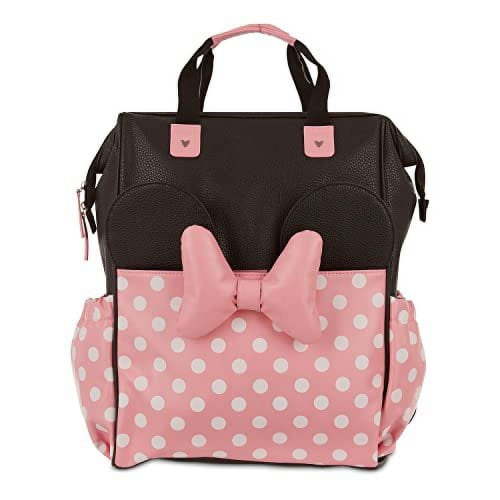 Disney Baby Diaper Bag, Minnie Mouse Big Bow, Backpack