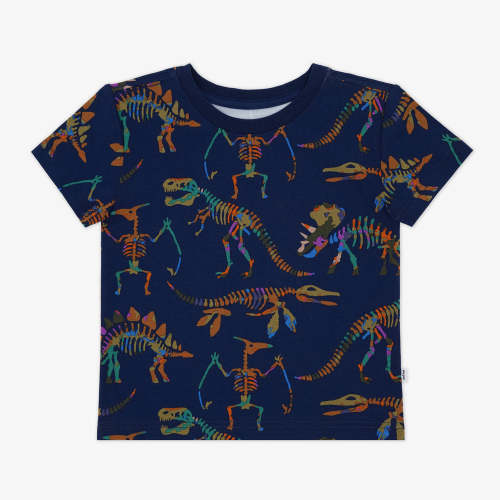 Fossil Quest Relaxed Tee | Little Sleepies