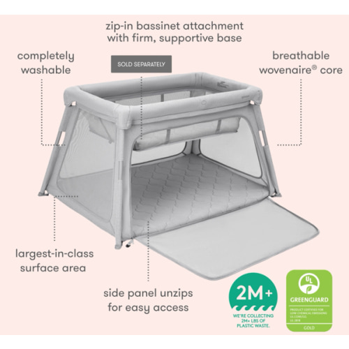 Deluxe Travel Crib + Bassinet Attachment