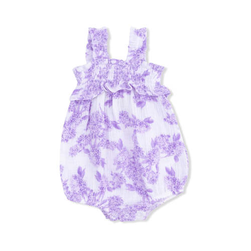 Ruffly Strap Bubble, Lilac Floral