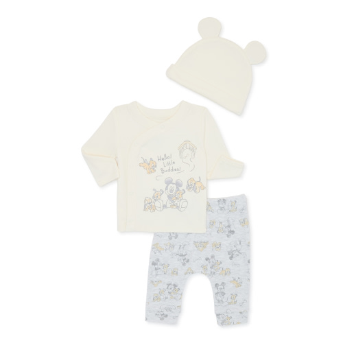 Mickey Mouse Infant Take Me Home Outfit Set, 3-Piece, Sizes 0-6M