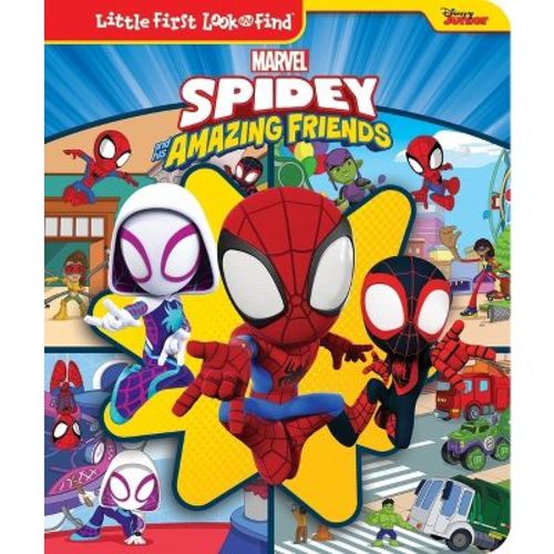 Disney Junior Marvel Spidey and His Amazing Friends: Little First Look and Find - by Pi Kids (Board Book)
