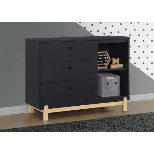 Poppy 3 Drawer Dresser with Cubbies - Delta Children