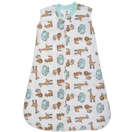 Hudson Baby Fleece Sleeping Bag, Sack, Blanket, Cute Safari, 0-6 Months