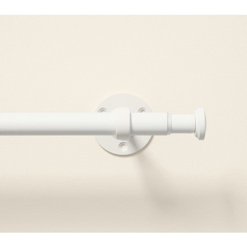 Classic Steel Curtain Rod & Finials (.75")