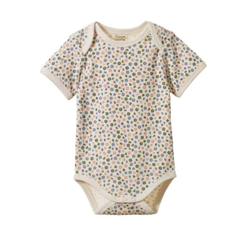 Short Sleeve Bodysuit - Chamomile Blooms Print – Manymoons