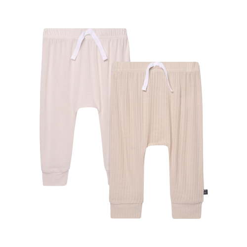 Modern Moments by Gerber Baby Neutral Super Soft Viscose Pants, 2-Pack, Sizes Newborn - 12 Months