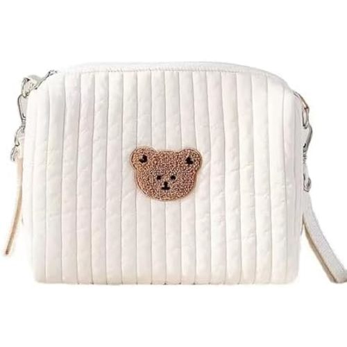 Cute Baby Diaper Caddy Bag-Baby Tote Stroller Organizer Nursery Storage Bin, Portable Makeup Bag for Travel for Mom