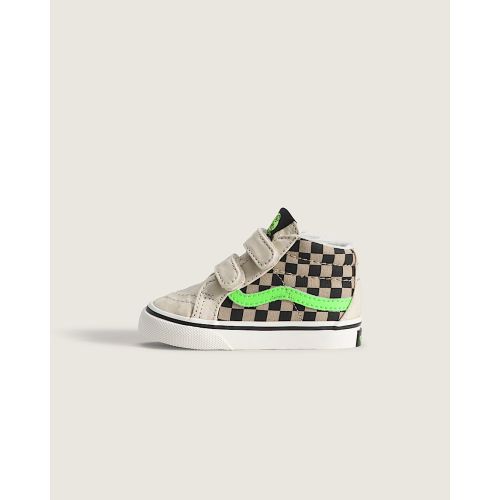 Toddler Sk8-Mid V Shoe in Glow-in-the-Dark Taupe Mist Grey | Vans