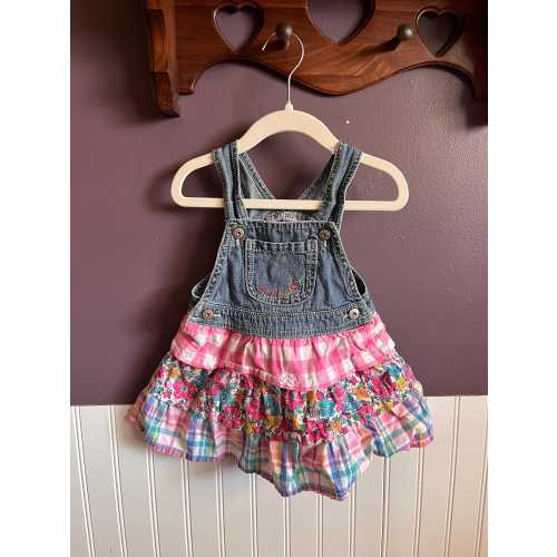 Vintage Oshkosh overall dress size 9 months