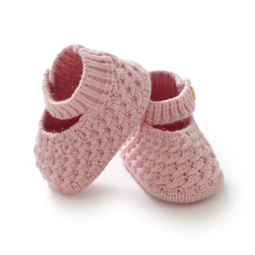Baby Booties Hand Knit Boots Slippers Soft Warm First Walkers Socks Shoes for Newborn Infan Boys Girls