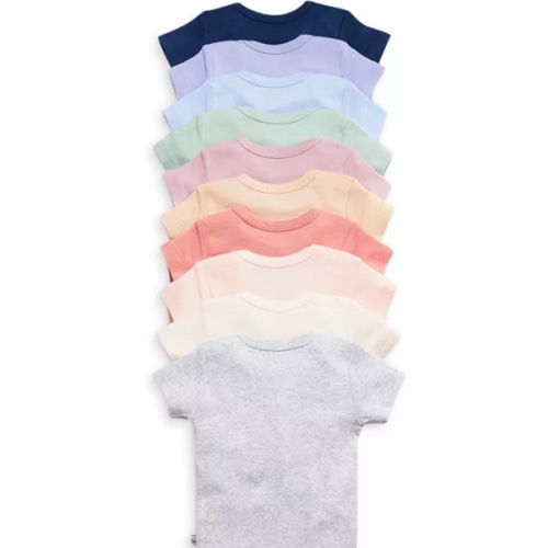 Girls' 10 Pack Short Sleeve Bodysuits - Baby