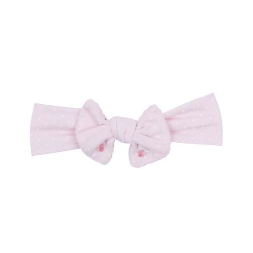 Mia's Classics Embroidered Headband - Pink