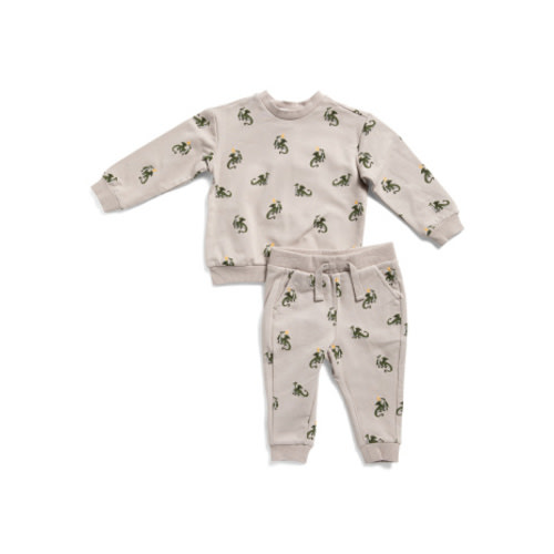 Infant Boys Dragon Print French Terry Sweatshirt And Sweatpants Set | Baby Boys (0-24m) | Marshalls