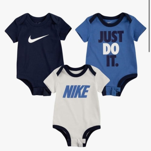 Nike Jordan Baby Assorted Bodysuits 3 Pack