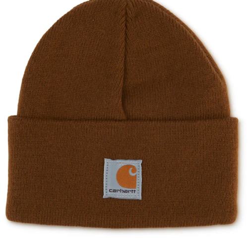 brown carhartt beanie