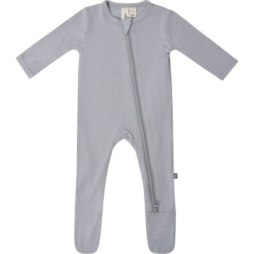 Baby Zip-Up Footie, Storm