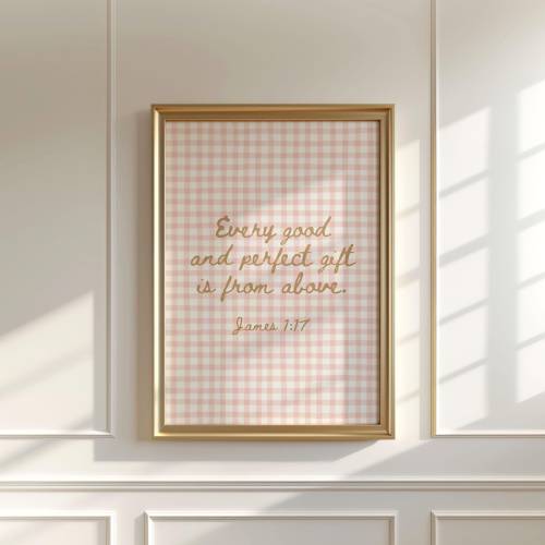 Pink Christian Wall Art Bible Verse Nursery Baby Room Decor Cute Bow Nursery Bible Art Baby Shower Christian Gift Digital Wall Art In Pink