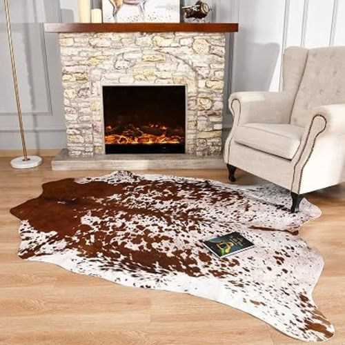 Easycozy Faux Cowhide Large Cow Print Rug - 8 x 10 Feet