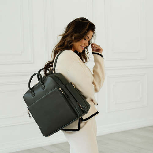 The Ayla Diaper Bag-Black