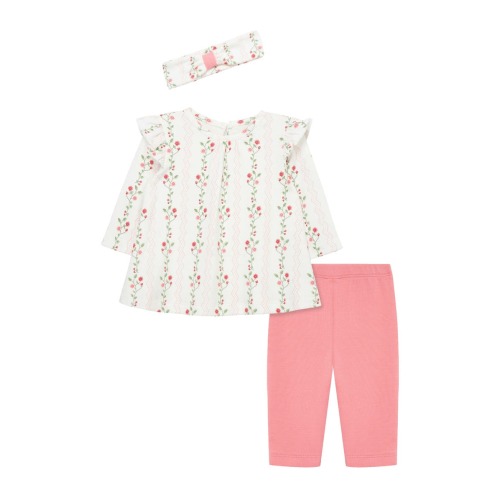 Print Tunic, Leggings & Headband Set, 9M