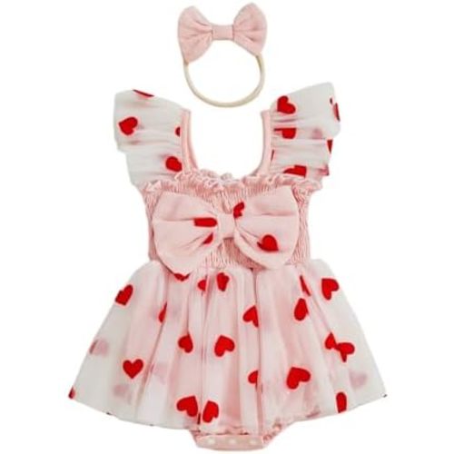 BeQeuewll Baby Girl Halloween Outfit Newborn Smocked Romper Dress Spaghetti Straps Tutu Bodysuit Baby Pumpkin Outfits 0-18M