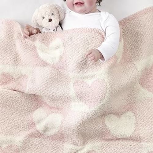 Amazon.com: CREVENT 30"X40" Cozy Soft Warm Chenille Baby Blanket for Girls Boys, Newborn Essentials for Infant, Baby Shower Receiving Gift - Checked Blue 75X100cm : Baby