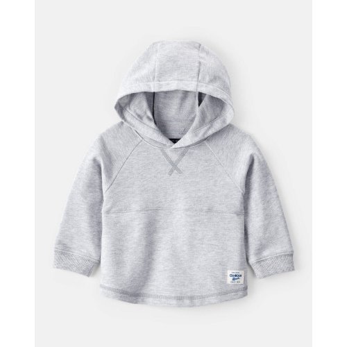 Baby Boy Long-Sleeve Hoodie - Grey - OshKosh B'gosh | Carter's