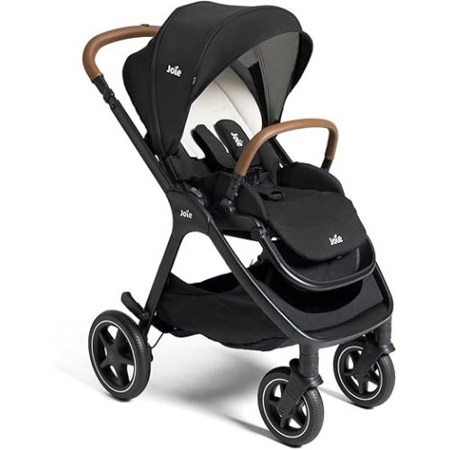 Joie, Kava 3-in-1 Stroller - Versatile, All-Wheel Suspension, Reversible Seat, Travel System Compatible and Detachable Crossbody Bag (Shale)