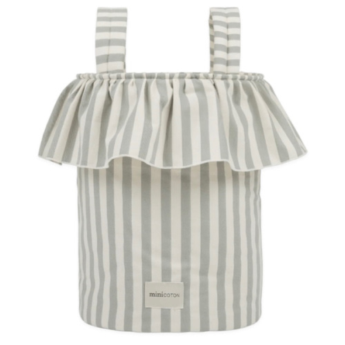 Basket Rayas Mist · Minicoton