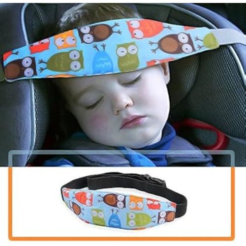 Head Support for Stroller Car Seat - Head Band Strap Headrest for Sleeping Traveling for Toddler Kids Children Child Baby Infant