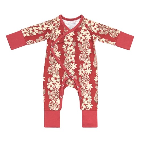Vintage Aloha Bamboo Newborn Coverall