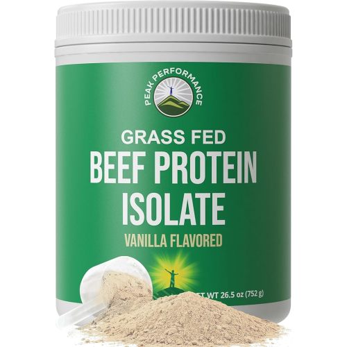 Grass Fed Beef Protein Powder. Great Tasting Beef Protein Isolate Vanilla