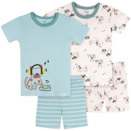 Gerber Baby Boys 4 Piece Pajama Set