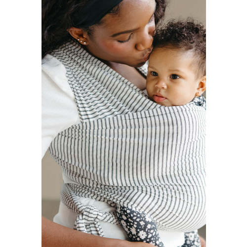 Black Pinstripe Baby Wrap