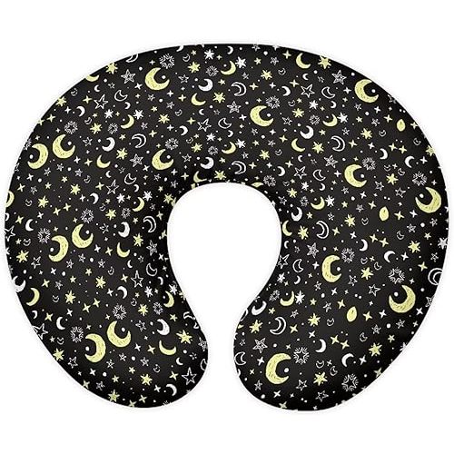 Moon Star Nursing Pillow and Positioner Detachable Newborn Original Breastfeeding Slipcover Case U-Shaped Head Support Protector Cushion Easy Care