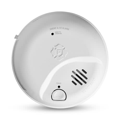First Alert Hardwire Combination Smoke & Carbon Monoxide Alarm | SMICO100-AC, 9V Battery Backup