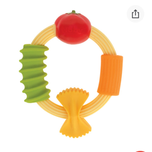 Pasta Silicone Teething Ring
