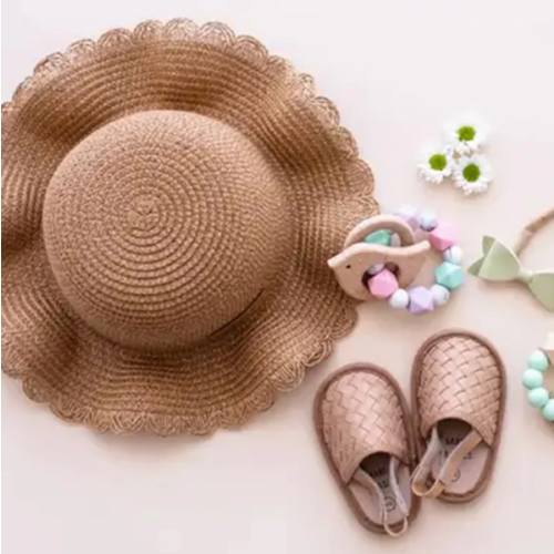 Baby Straw Sun Hat