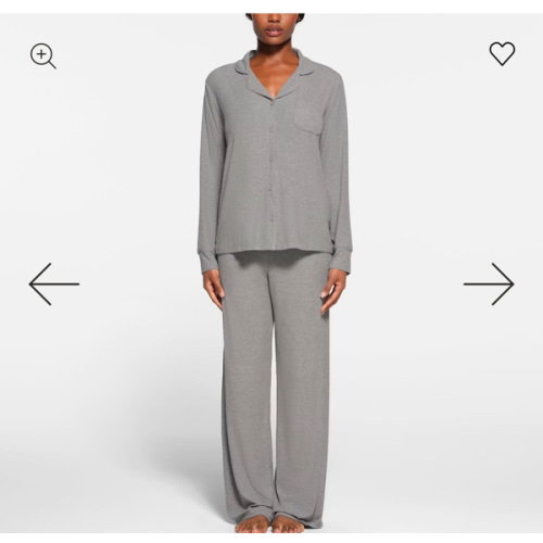 SOFT LOUNGE SLEEP SET | HEATHER GREY | SKIMS
