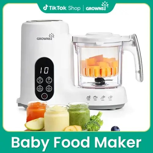 Grownsy Baby Food Maker with Steam Basket, One Step Baby Foo - TikTok Shop