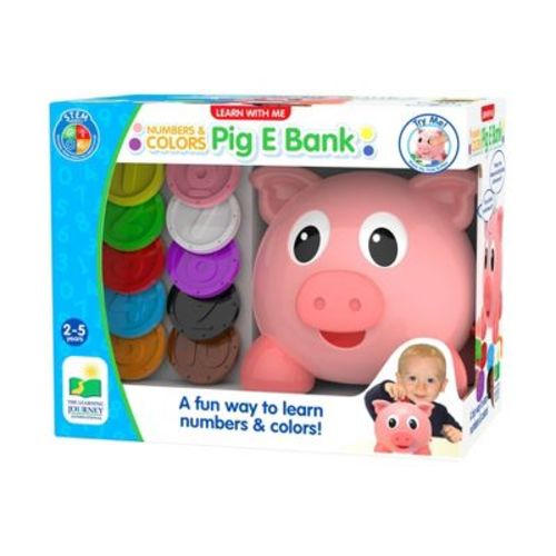 The Learning Journey International Learn with Me - Numbers & Colors Pig E Bank Electronic Board Game