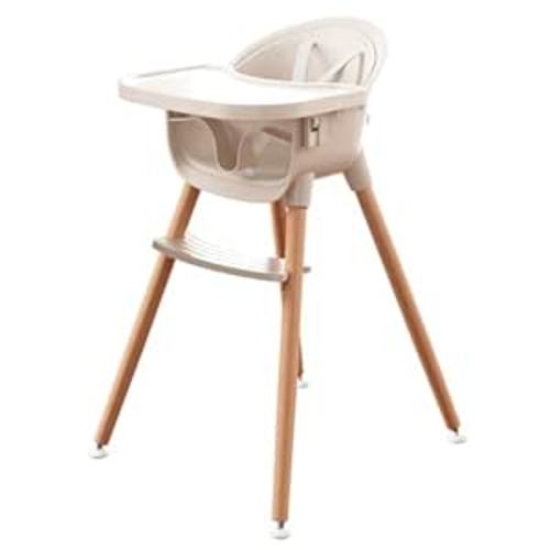 Fodoss 3-in-1 Wooden High Chair for Babies and Toddlers,Convertible Easy Clean Infant Highchair,Modern Design Silla para Comer De Bebe