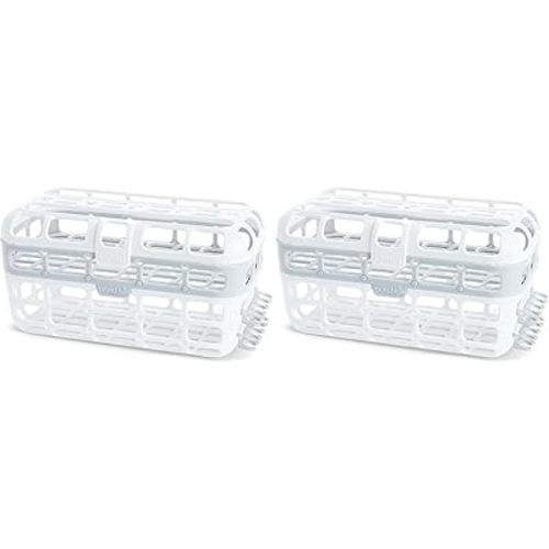 Munchkin® High Capacity Dishwasher Basket, 2 Pack, Grey