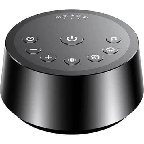 Color Noise Sound Machines with 25 Soothing Sounds Sleep White Noise Machine 32 Volume Levels 5 Timers and 4 Sound Categories and Memory Function for Home Office and Travel